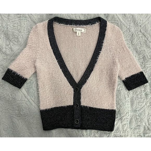 Decree Tops - 🦋3 for $9🦋 Cropped Short Sleeve Sweater